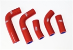 Kit tubi Samco Rosso per YZ 250 F OEM Design - 2010-2013 - 5 pezzi